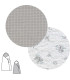 Saco Capazo Cruzado Revers. Mini Pio Gris 40X80X5 Cm