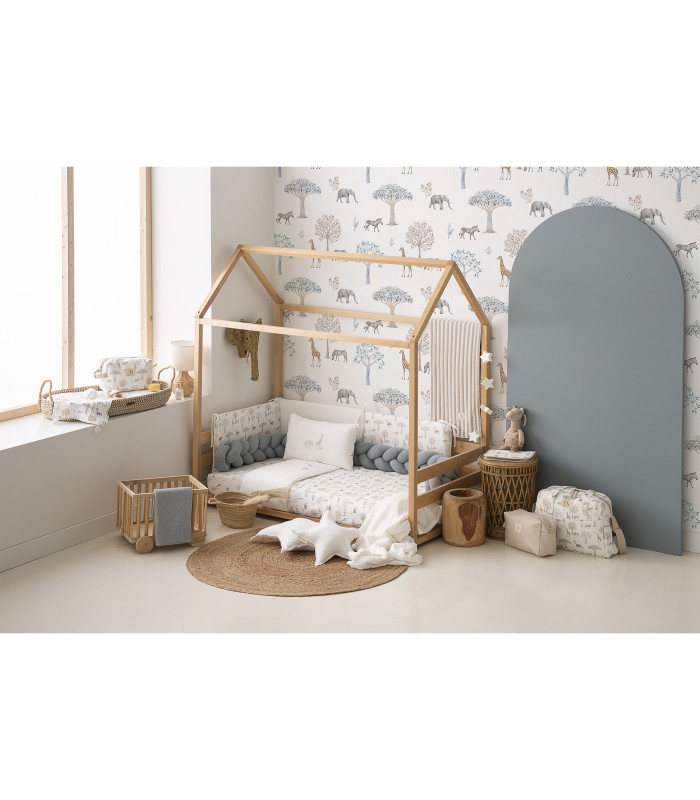 Funda nórdica cuna + Relleno + Protector Tanzania · Bimbidreams