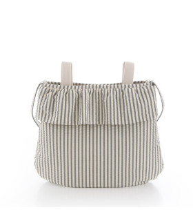 Bolso Maternal Boho Derby Gris · Cambrass