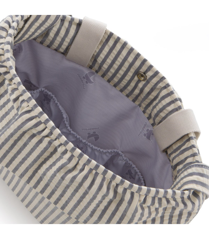 Bolso Maternal Boho Derby Gris · Cambrass