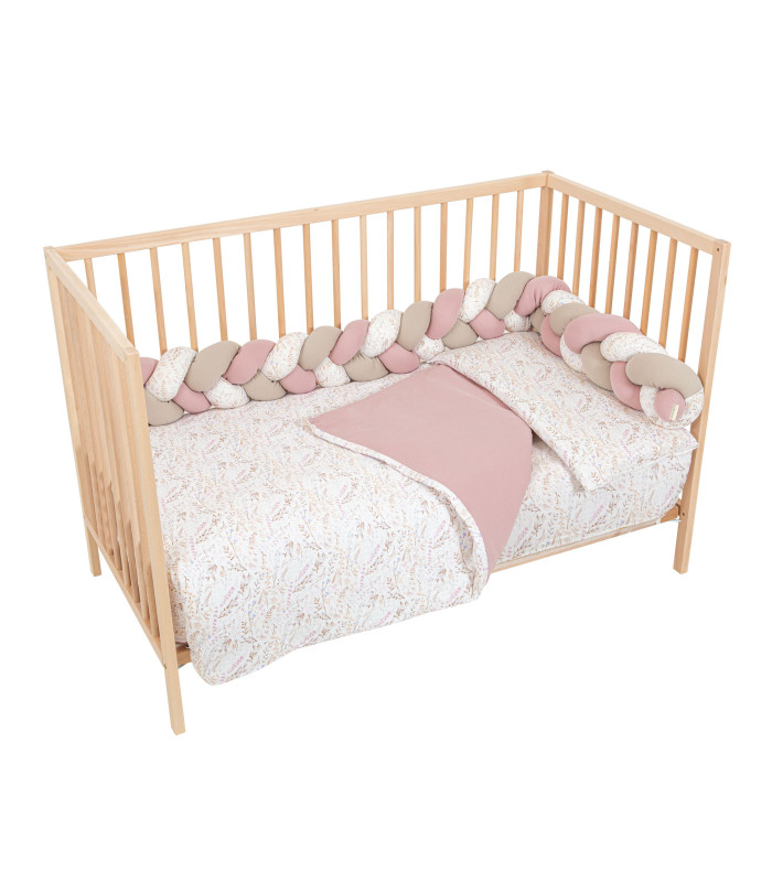 Protector de cuna trenza Niza 300 cm · Bimbidreams