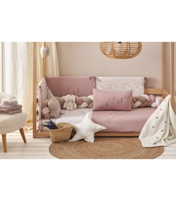 Protector de cuna trenza Niza 300 cm · Bimbidreams