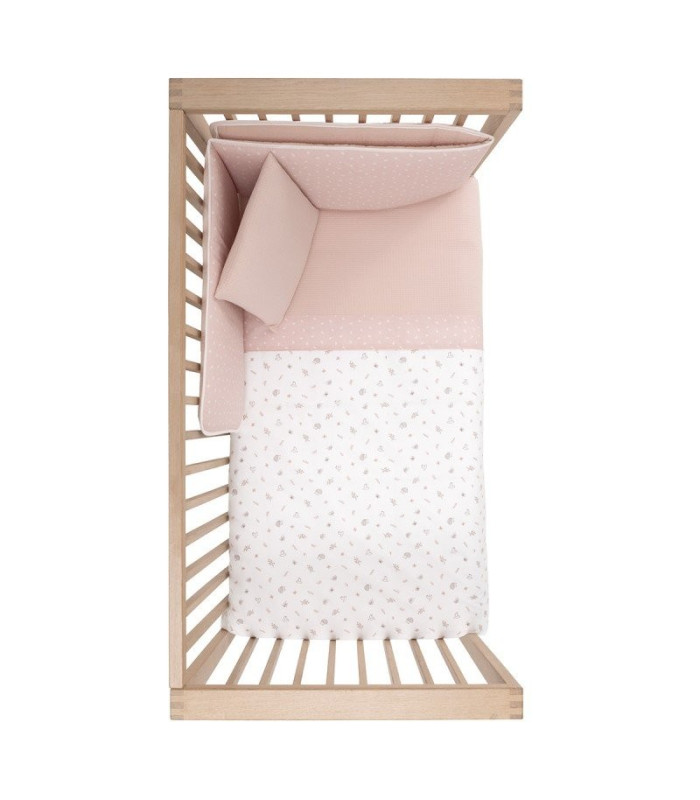 Funda Nórdica Cuna 60 Calma Rosa Cambrass