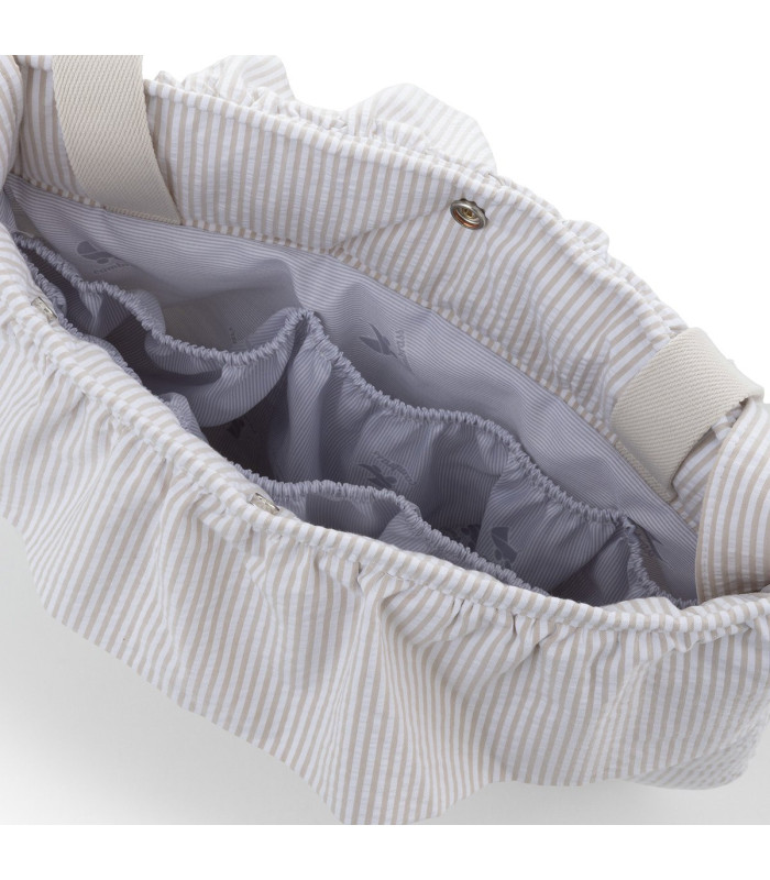 Bolso Maternal Boho Candela Crudo · Cambrass