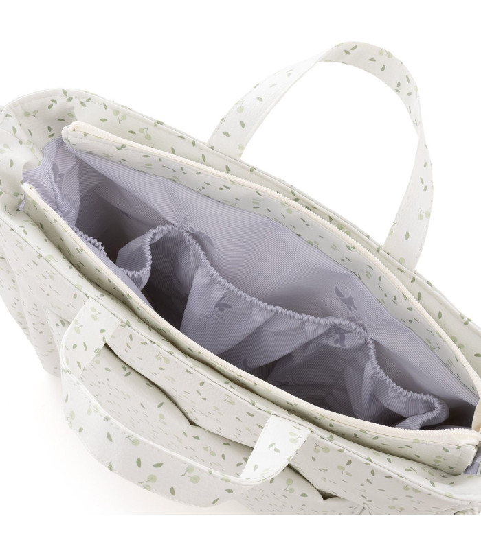 Bolso Maternal Pack Cherry Verde Agua · Cambrass