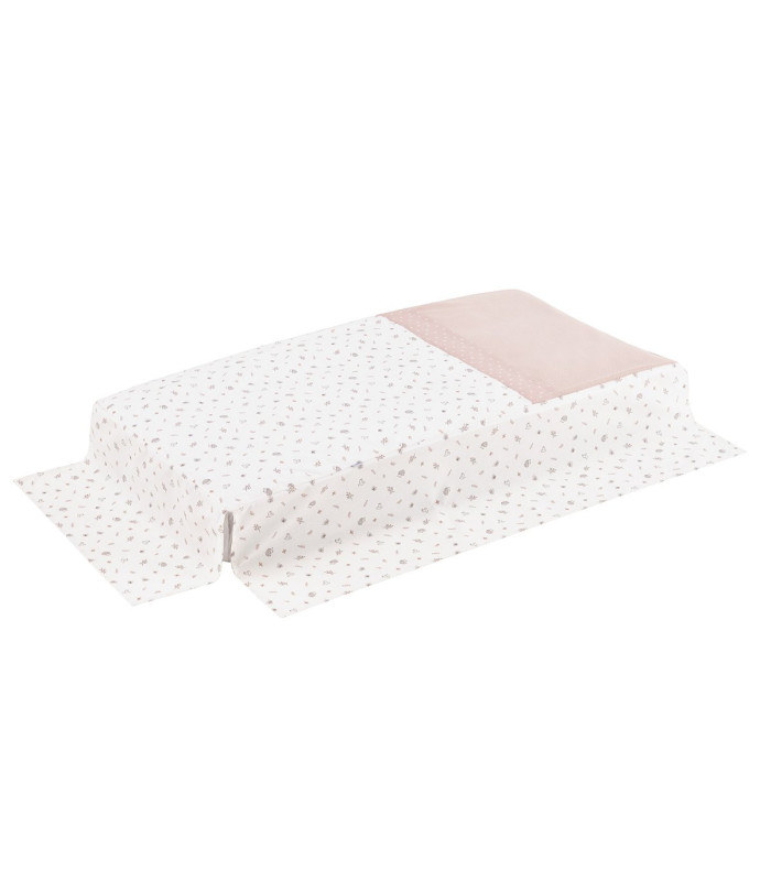 Colcha Cuna 60 i/v Calma Rosa Cambrass