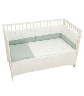 Edredón con Protector cuna Blue Sky · Bimbidreams