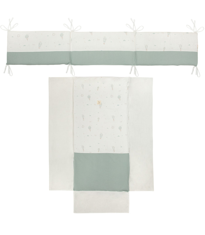Edredón con Protector cuna Blue Sky · Bimbidreams