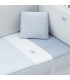 Cambrass Juego 2 Piezas Colcha Invierno-Verano Cuna 70 Vichy 10 Celeste Outlet