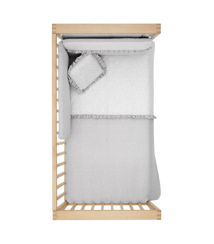 Cambrass Juego 2 Piezas Colcha Invierno-Verano Cuna 70 Liberty Gris Outlet