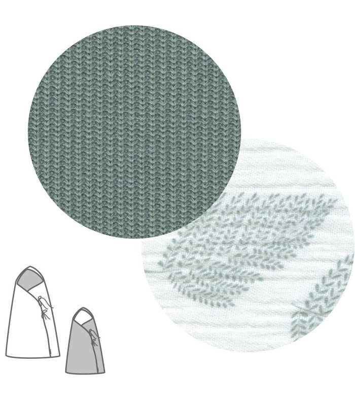 Cambrass Saco Capazo Cruzado Reversible Sereni Verde Outlet