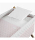 Minicuna Tijera Madera Soft Rosa/Natural