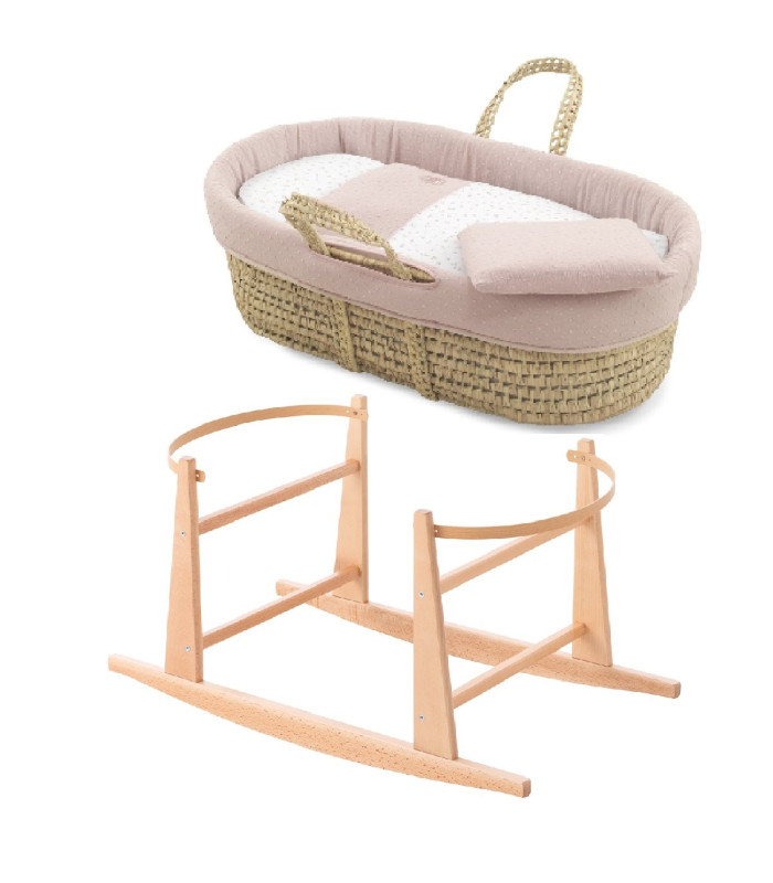 Moisés de Palma con Patas Natural Plumeti Rosa · Cambrass