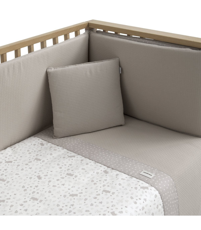 Jgo 2 Pcs.F.Nordica Cuna 60 Abete Beige 100X140X3 Cm