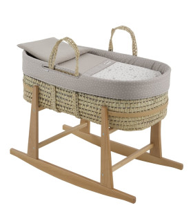 Moisés de Palma con Patas Natural Abete Beige · Cambrass