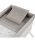Minicuna Tijera Madera Abete Beige/Bco 55X87X74 Cm