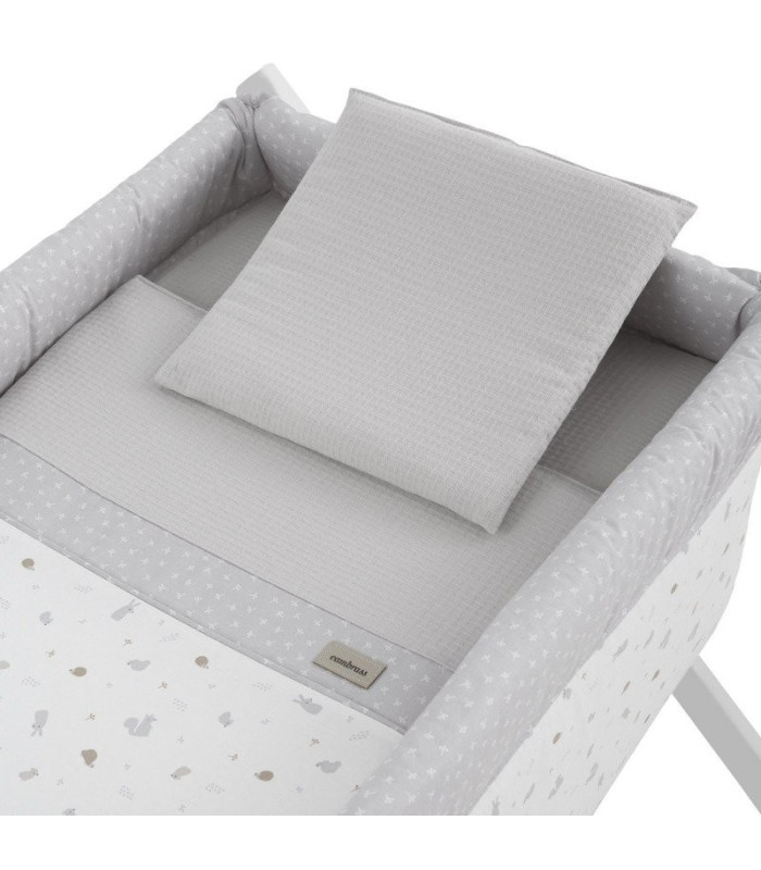 Minicuna Tijera Ardi Gris Blanca Cambrass