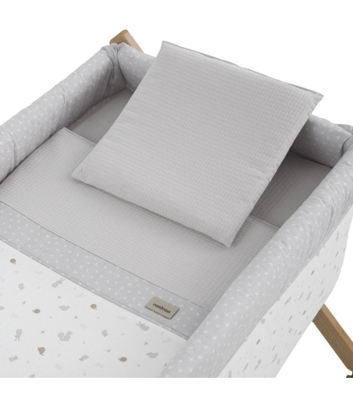 Minicuna Tijera Ardi Gris Natural Cambrass
