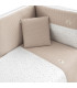 Jgo 2 Pcs.F.Nordica Cuna 70 Rabbit Beige 110X170X3 Cm