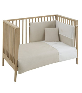 Jgo 2 Pcs.F.Nordica Cuna 60 Lino Beige