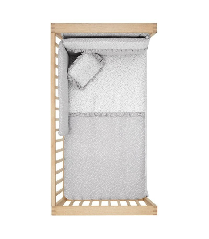 Cambrass Juego 2 Piezas Funda Nórdica Cuna 70 Liberty Gris Outlet