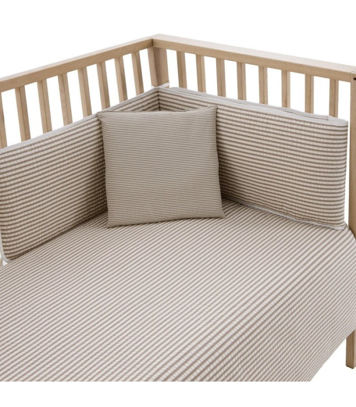 Jgo 2 Pcs.F.Nordica Cuna 70 Derby Beige 110X170X3 Cm
