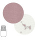 Saco Capazo + Colchoneta Puppy Rosa 35X80X6 Cm