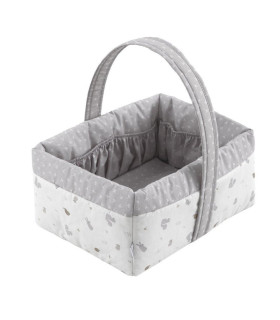 Cesta Canastilla 22.5X29X29 Cm Ardi Gris