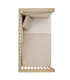 Jgo 2 Pcs.F.Nordica Cuna 70 Rustic Rosa 110X170X3 Cm