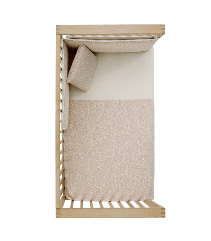 Jgo 2 Pcs.F.Nordica Cuna 70 Rustic Rosa 110X170X3 Cm