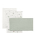 Sábana Cuna 70 Ardi Verde 3 pcs Cambrass
