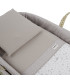 Moisés de Palma con Patas Blancas Abete Beige · Cambrass