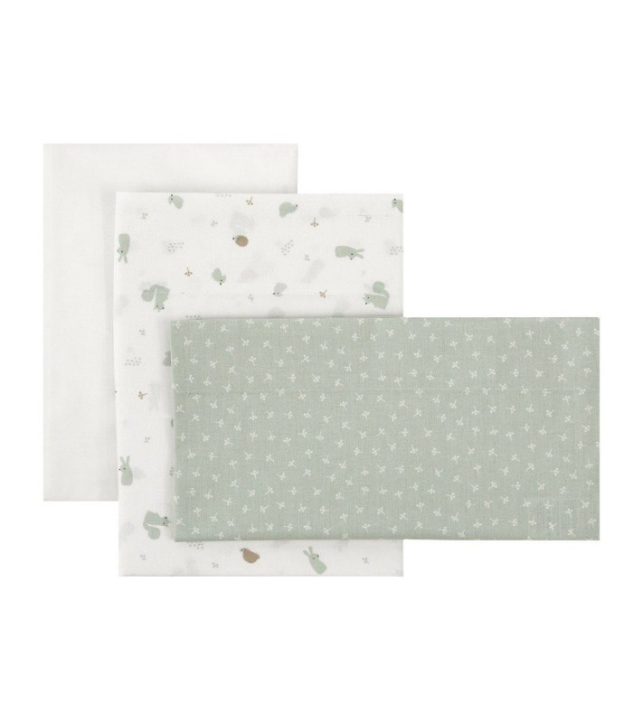 Sábana Moisés Carro 3 pcs Ardi Verde