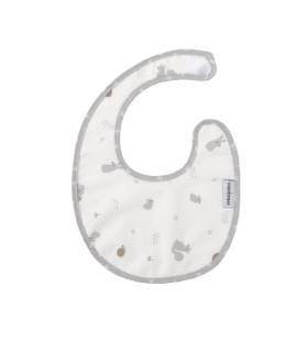 Babero Redondo Con Velcro Ardi Gris 16X19X1 Cm
