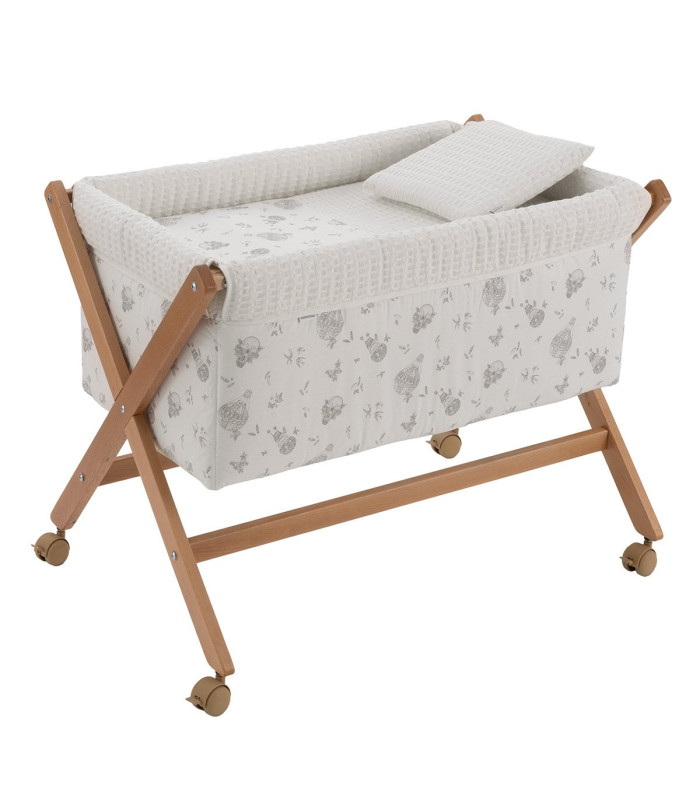 Minicuna Tijera Madera Natural Globe Crudo