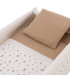 Minicuna Tijera Madera Blanca Senda Beige Cambrass