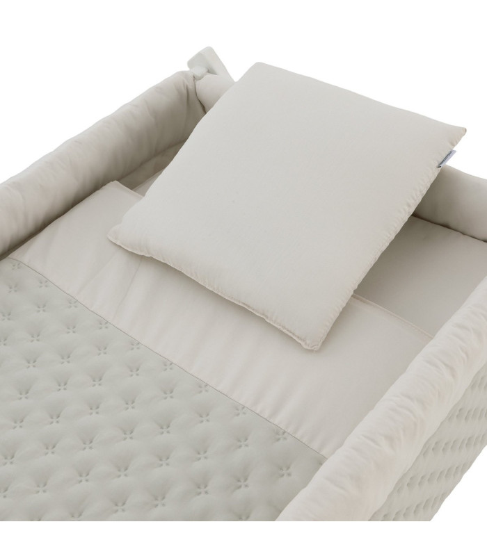 Minicuna tijera Tender Mint blanca Cambrass