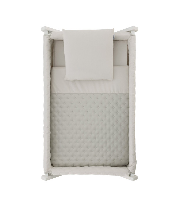 Minicuna tijera Tender Mint blanca Cambrass