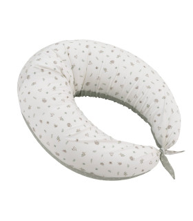 Cojin De Lactancia Luna 80X185X16 Cm Calma Verde
