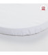 Sabana Bajera Ajust.Moises/Car 35X80X7 Cm Liso E Blanco