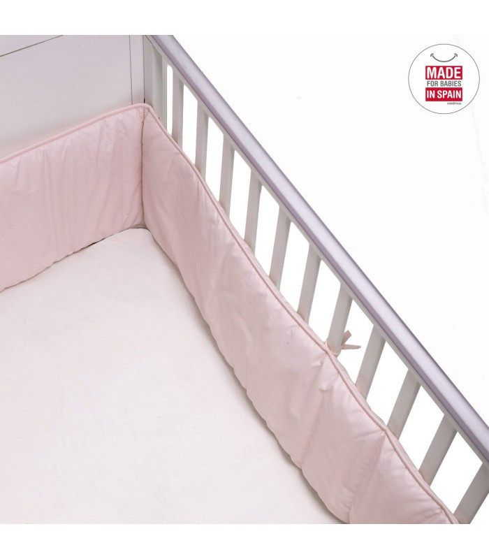 Protector de Cuna 360° Rosa Empolvado · Cambrass