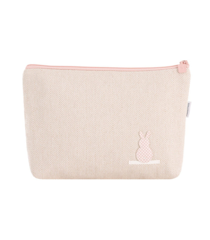 Cambrass Bolsa Aseo Lino Rosa Outlet