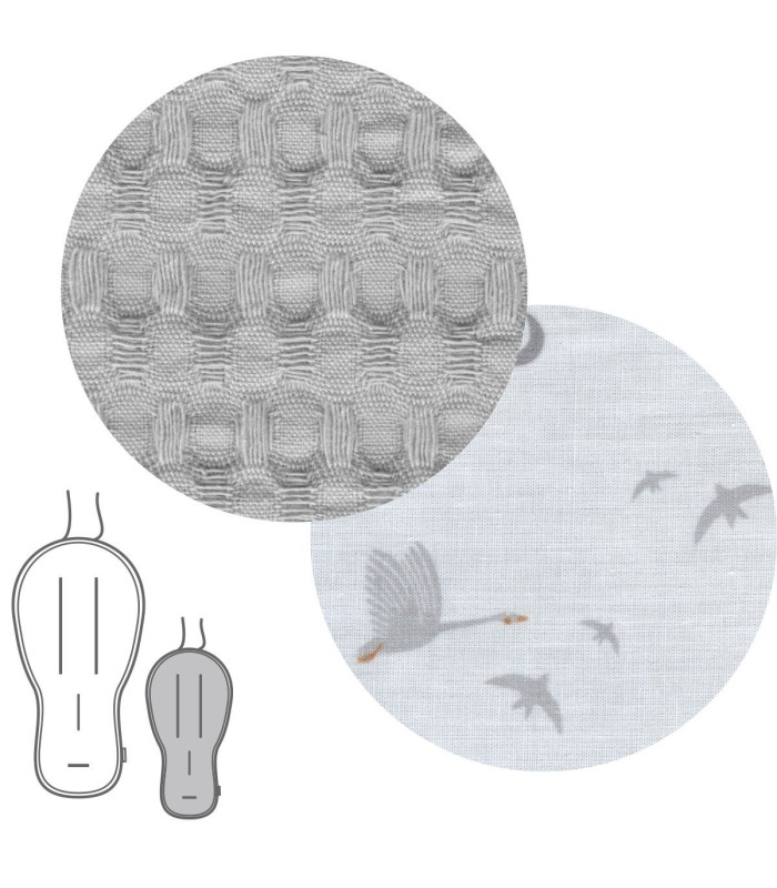 Cambrass Colchoneta Silla Universal Reversible Oval Zico Gris Outlet
