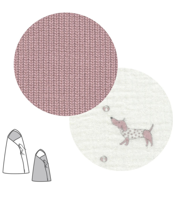 Cambrass Saco Capazo Cruzado Reversible Puppy Rosa Outlet