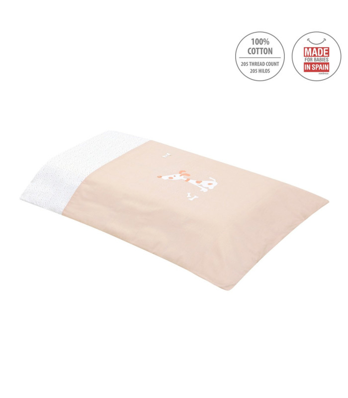 Cambrass Juego 2 Piezas Funda Nórdica Cuna 70 Be Teckel Melocoton Outlet