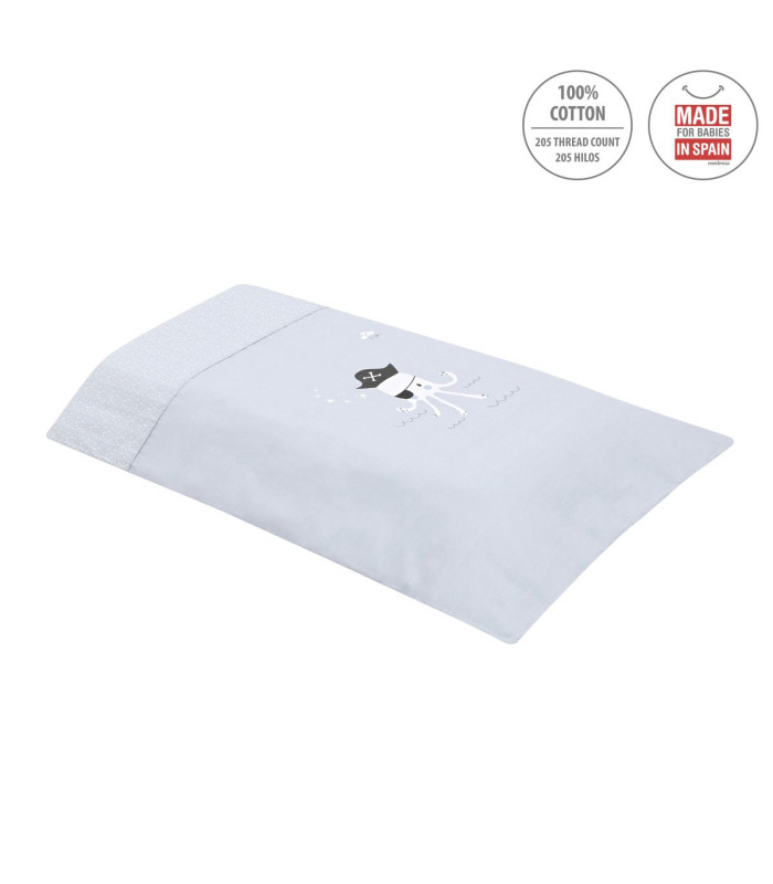 Cambrass Juego 2 Piezas Funda Nórdica Cuna 70 Be Ocean Gris Outlet