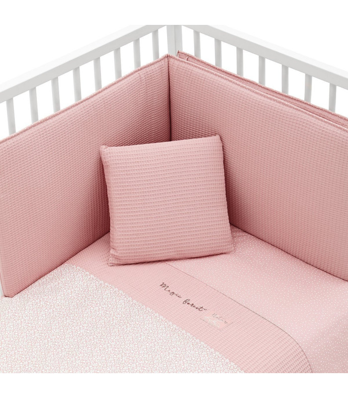 Cambrass Juego 2 Piezas Funda Nórdica Cuna 70 Forest Rosa Outlet