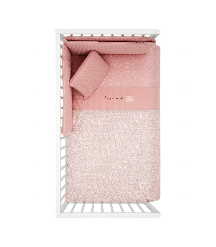 Cambrass Juego 2 Piezas Funda Nórdica Cuna 70 Forest Rosa Outlet