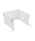 Cambrass Juego 2 Piezas Colcha Invierno-Verano Cuna 70 Forest Gris Outlet