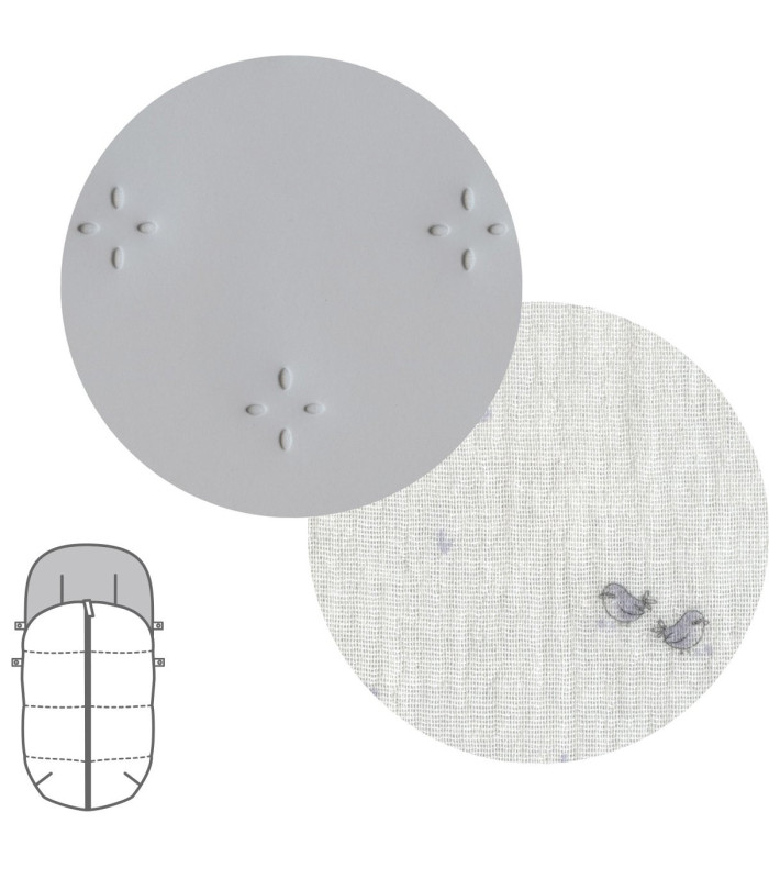 Cambrass Saco Silla Universal Twin Gris Outlet